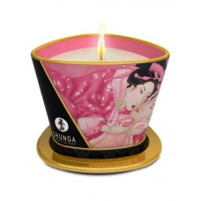 Свеча с массажным маслом Shunga Лепестки роз, 170 г