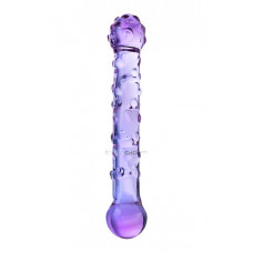 Фаллоимитатор Sexus Glass двусторонний, сиреневый, 19,5 см