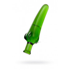 Фаллоимитатор Sexus Glass в форме перчика, зеленый, 13,5 см