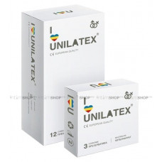 Презервативы мультифрукт Unilatex 12 шт + 3 шт в подарок