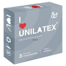 Презервативы Unilatex Ribbed 3 шт.