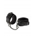 Лаковые наручники с цепочкой Pipedream Couture Cuffs, черный